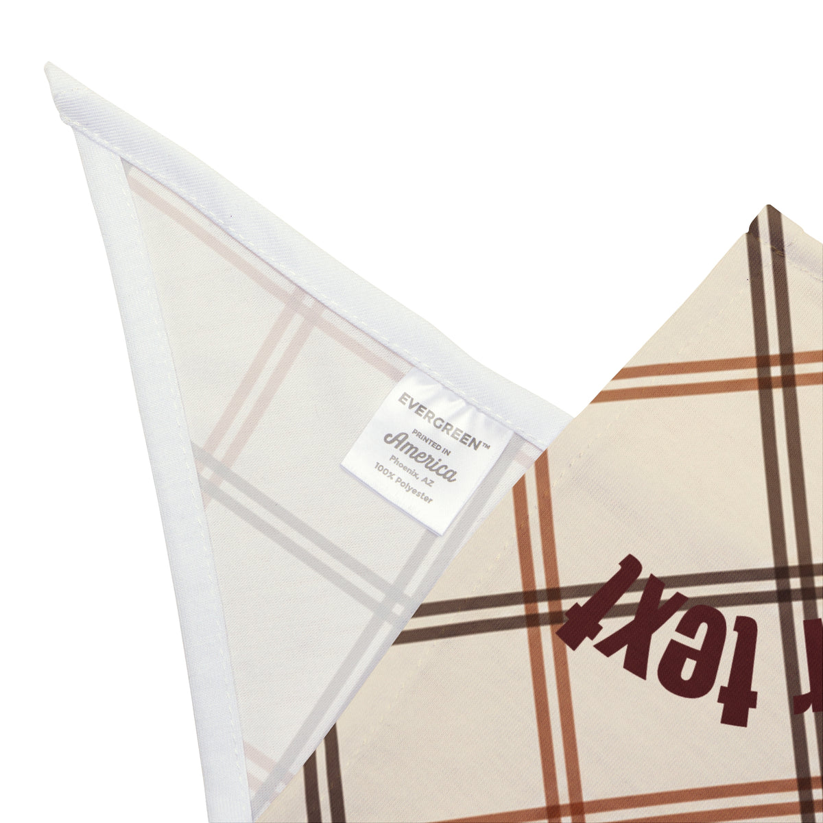 A very Canine Holidays | Personalized Dog Bandana Plaid