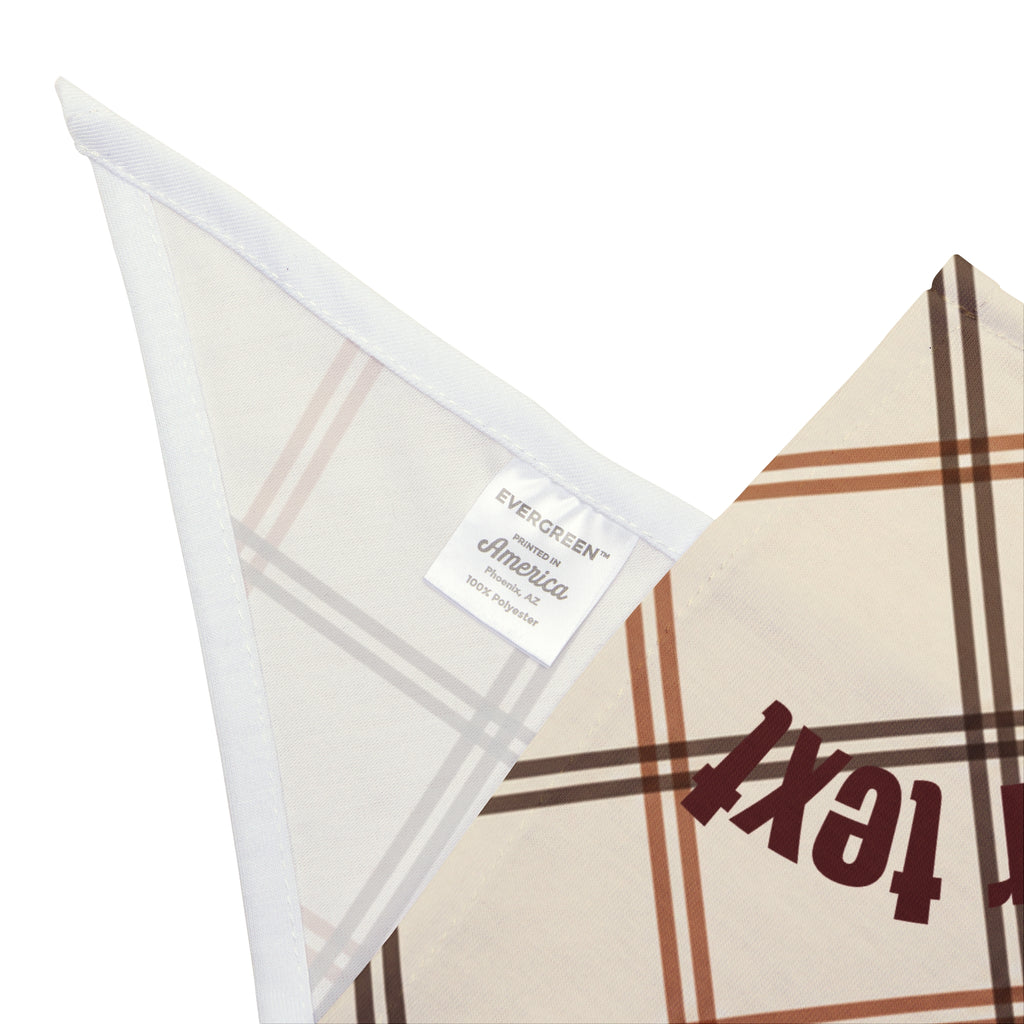 A very Canine Holidays | Personalized Dog Bandana Plaid