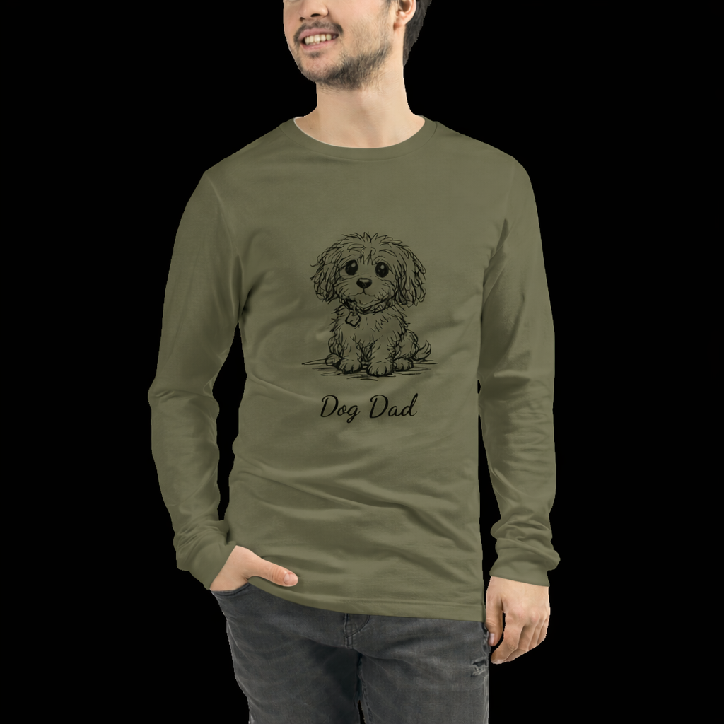 Personalized Dog illusion Unisex Long Sleeve T-Shirts - Dog Lover