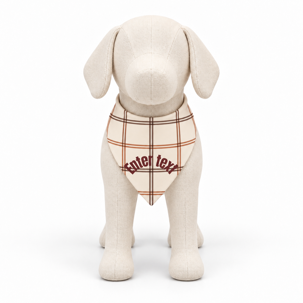 A very Canine Holidays | Personalized Dog Bandana Plaid