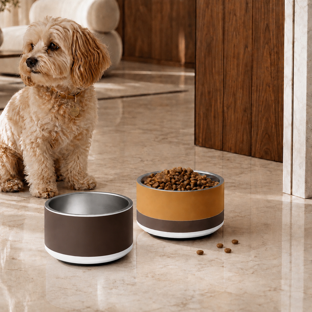 Uncommon Classic Dog Bowl Stainless Steel - Espresso 18 oz
