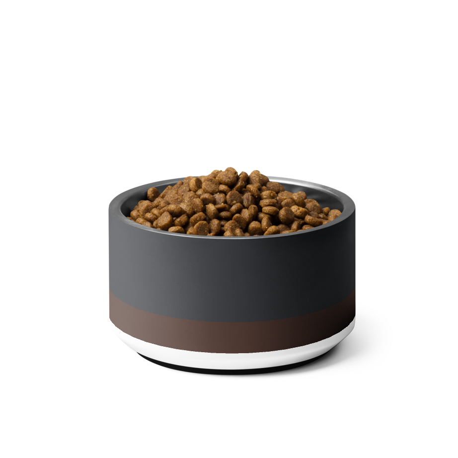 Uncommon Classic Dog Bowl Stainless Steel - Dark Charcoal /Espresso 18, 32 oz