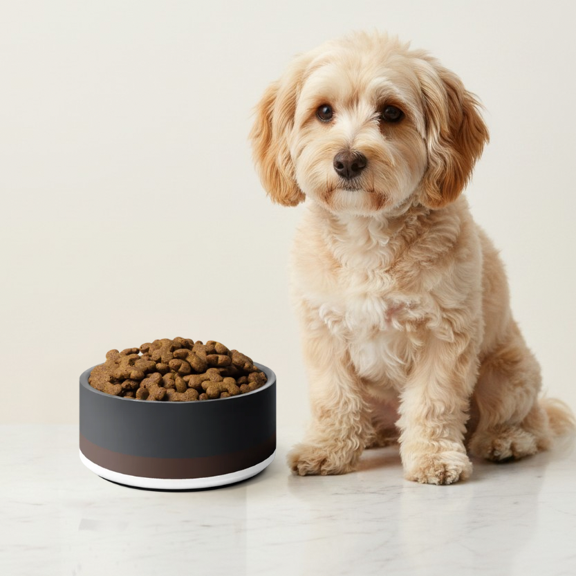 Uncommon Classic Dog Bowl Stainless Steel - Dark Charcoal /Espresso 18, 32 oz