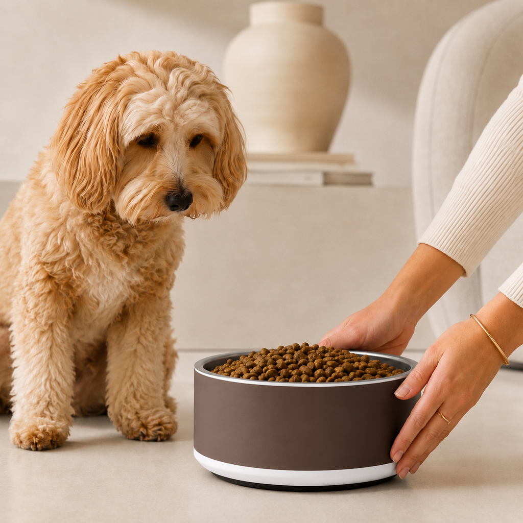 Uncommon Classic Dog Bowl Stainless Steel - Espresso 18 oz