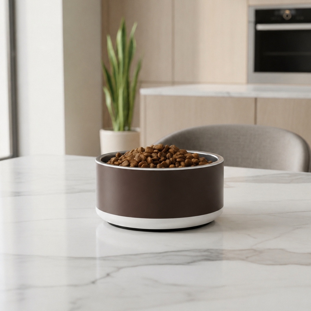 Uncommon Classic Dog Bowl Stainless Steel - Espresso 18 oz