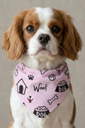 Uncommon Classic Luxe Icon Dog Collar Bandana- Lavender S, M, L, & LX