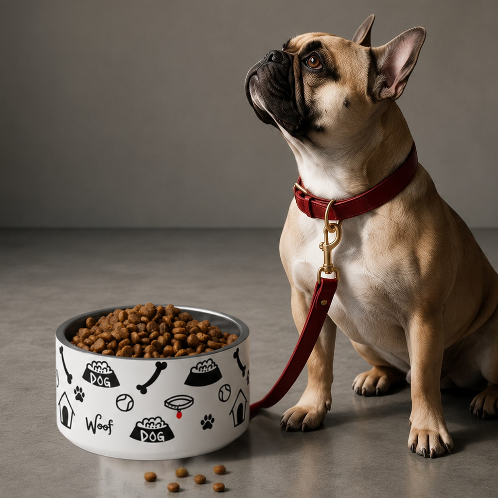 Uncommon Classic Luxe Icon Stainless Steel Dog Bowl 18 oz