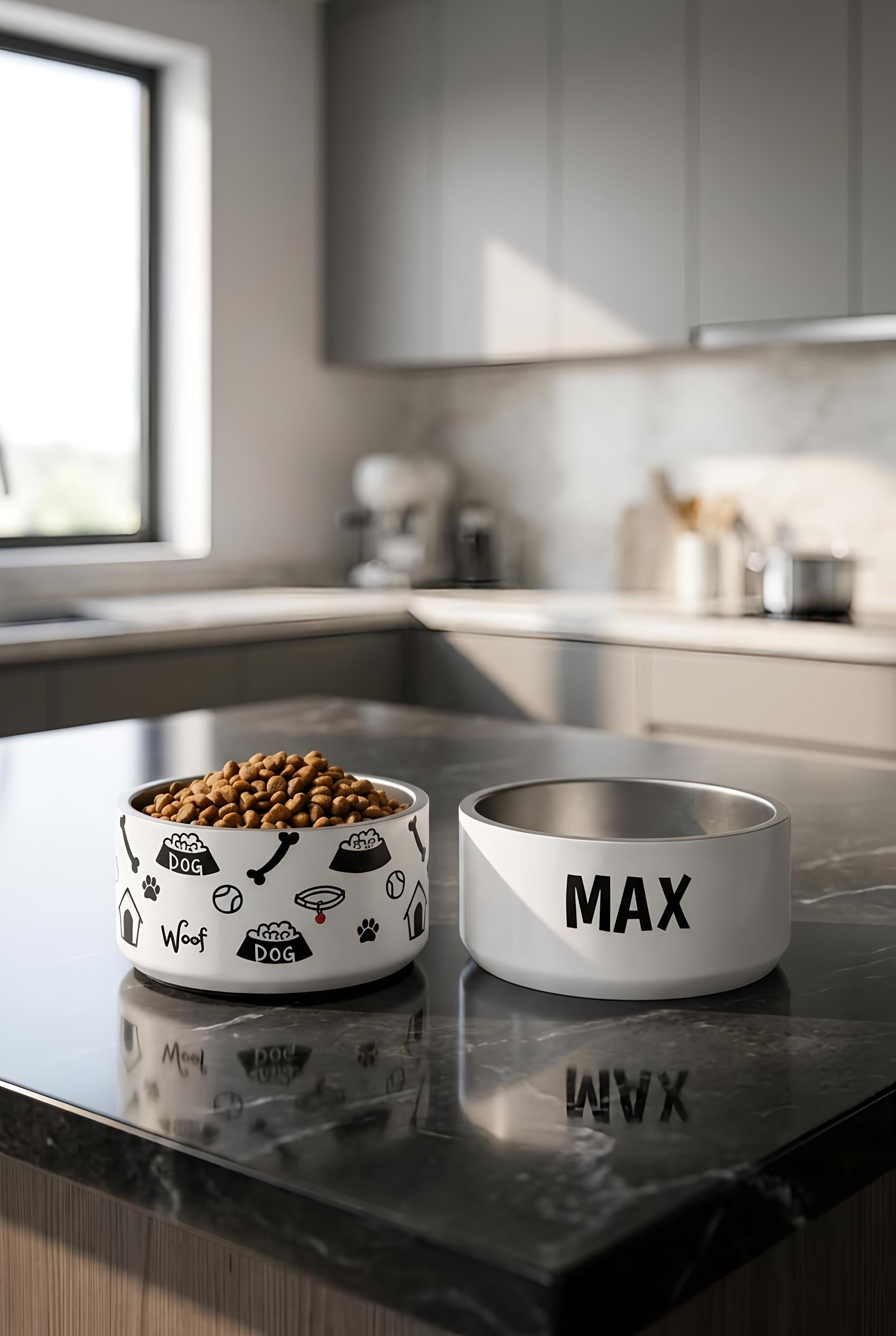 Uncommon Classic Luxe Icon Stainless Steel Dog Bowl 18 oz