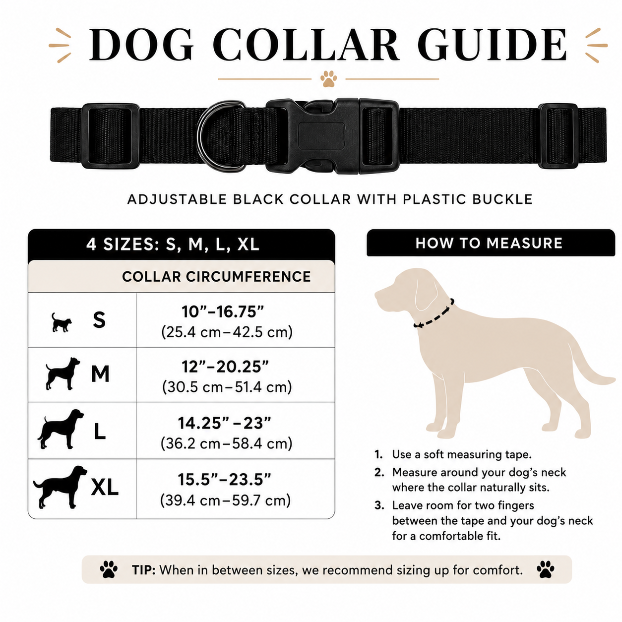 Uncommon Classic Luxe Icon Dog Collar - Blue S, L XL