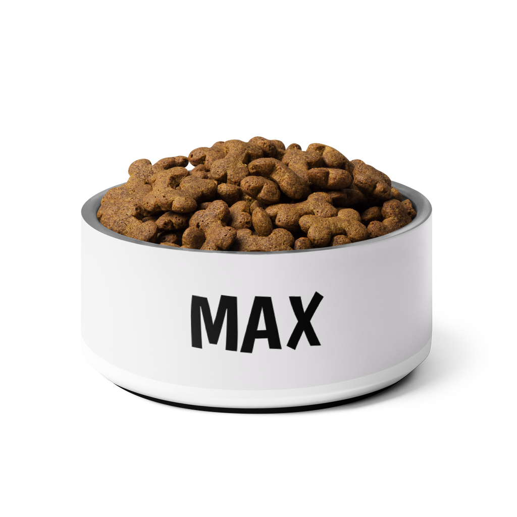 Uncommon Classic Luxe Personalized Stainless Steel Dog Bowl 18, 32 oz