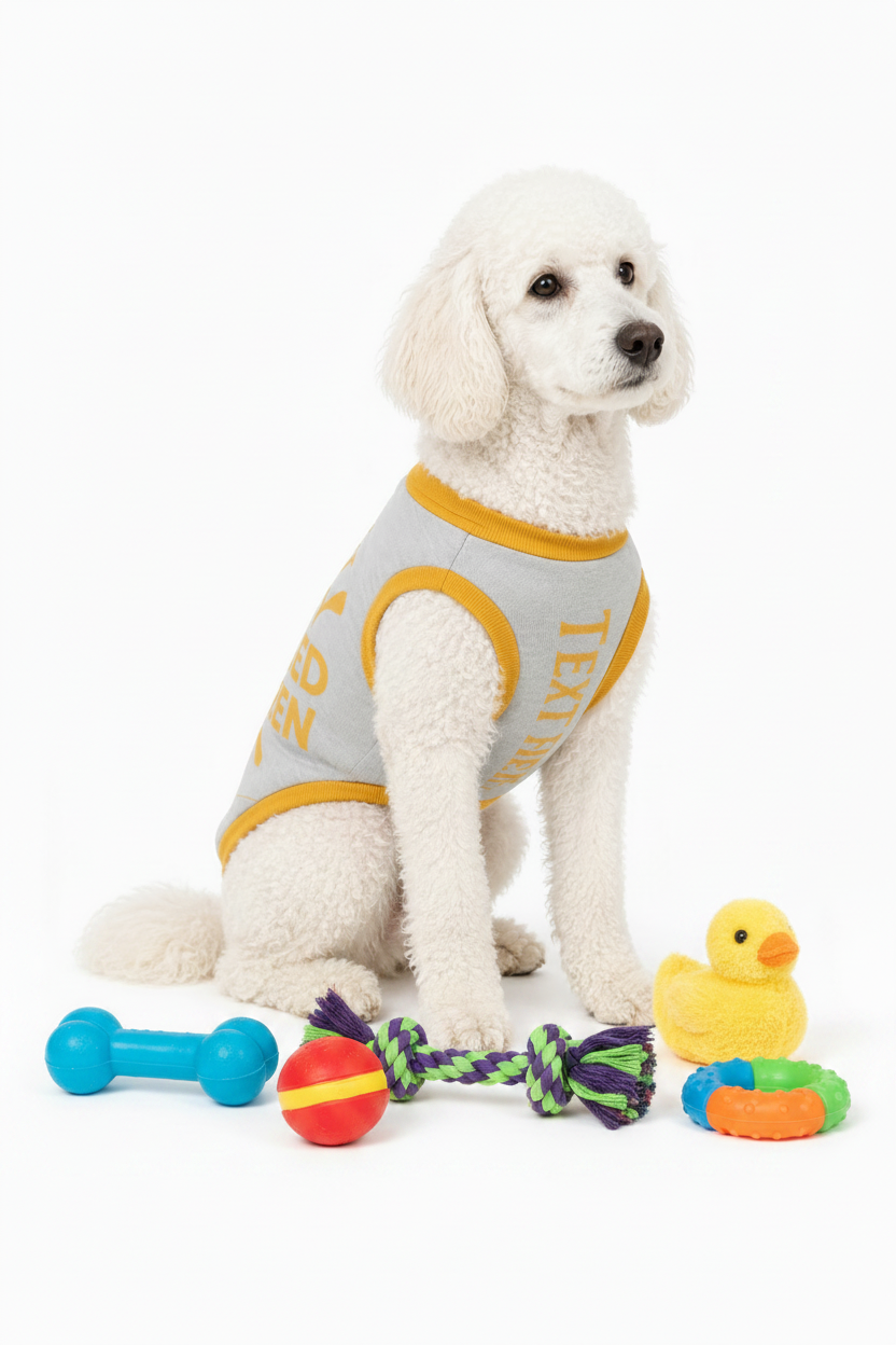 Personalized Dog sweater, Gray and Gold, Splashes with “SPOILED ROTTEN” 2xs - 2xl