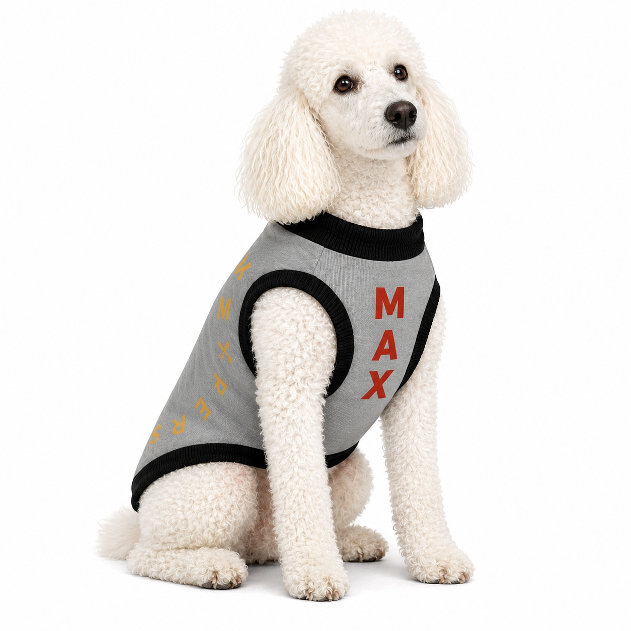 Personalized Dog Sweater, Gray and Black, "You are my Person" Size M & L