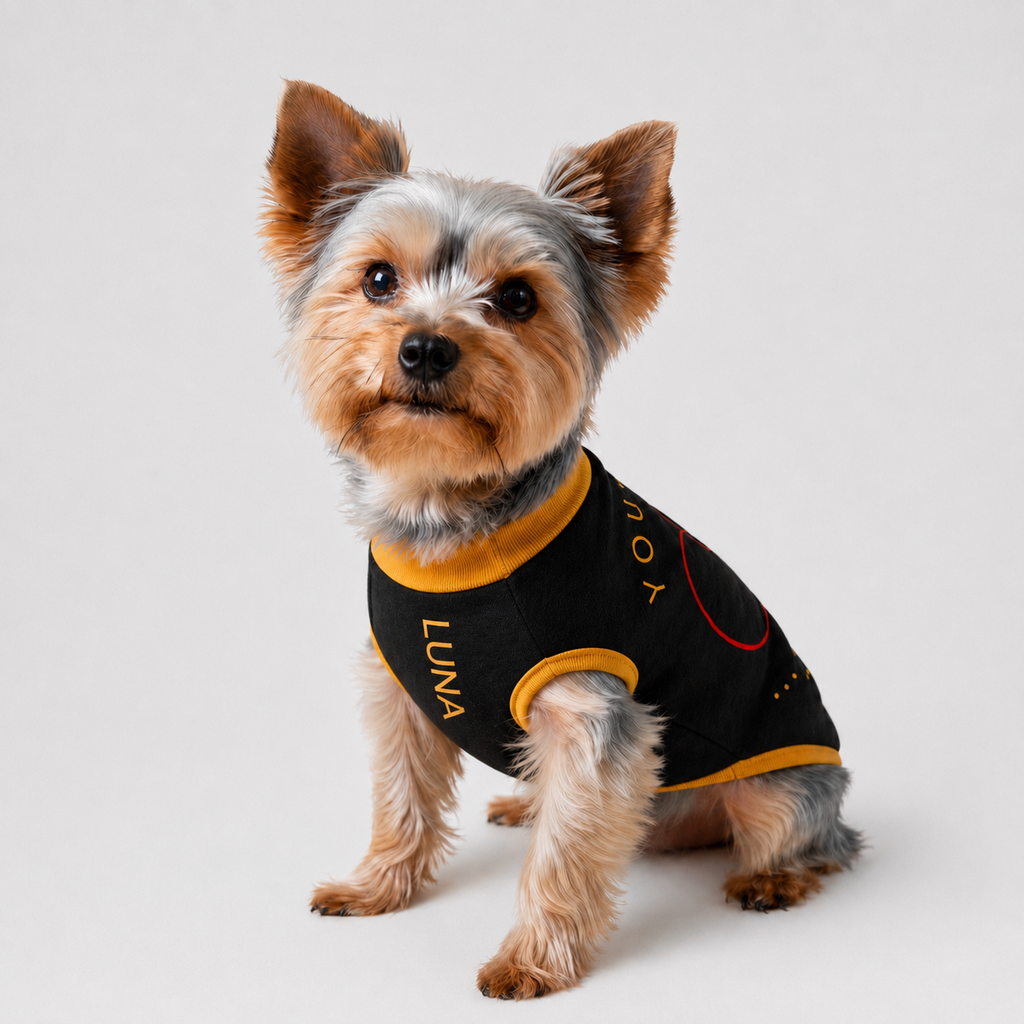 Personalized Dog Sweater Black, and Gold "You Are My Person", S, M,L