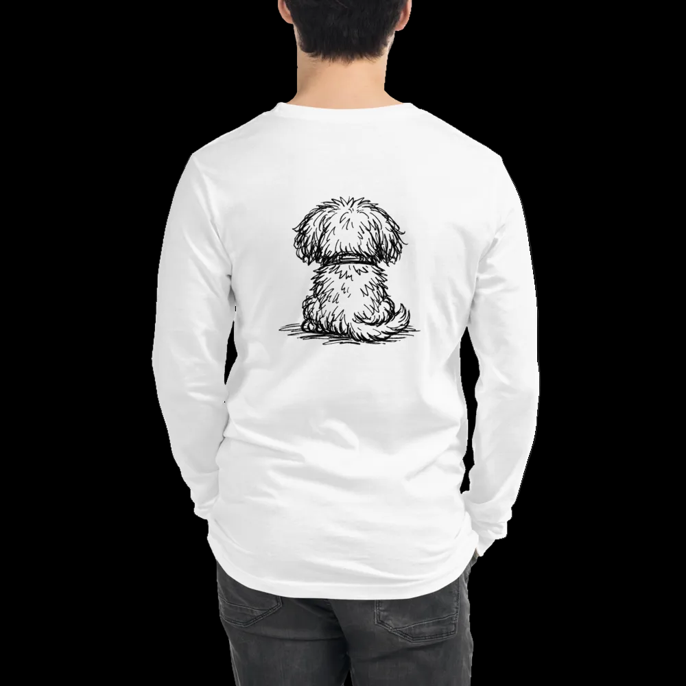 Personalized Dog illusion Unisex Long Sleeve T-Shirts - Dog Lover