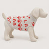 Dog red and white Christmas sweater on a dog mannequin, video