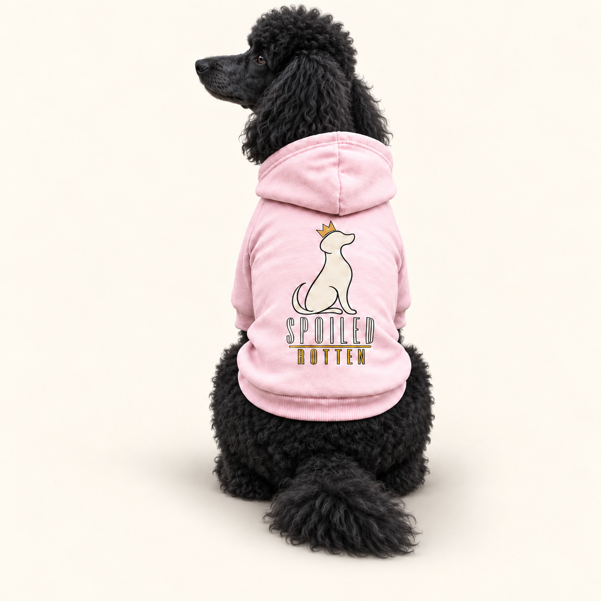 Dog Hoodie — Spoiled Rotten Various Colors S-2XL
