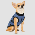 Uncommon Classic Luxe Icon Pattern -Personalized Dog Sweater Blue & Black 2xs - 2xl