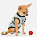 Unique Personalized Dog Sweater Powder and Black Front 2XS Uncommon Classic Luxe Icon Pattern