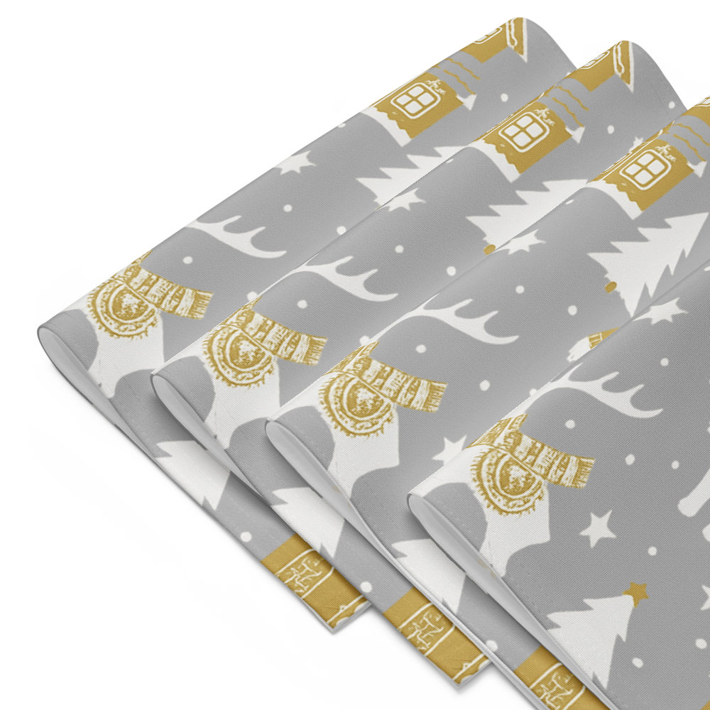 A very Canine Christmas | Winter Village Placemat Set of 4
